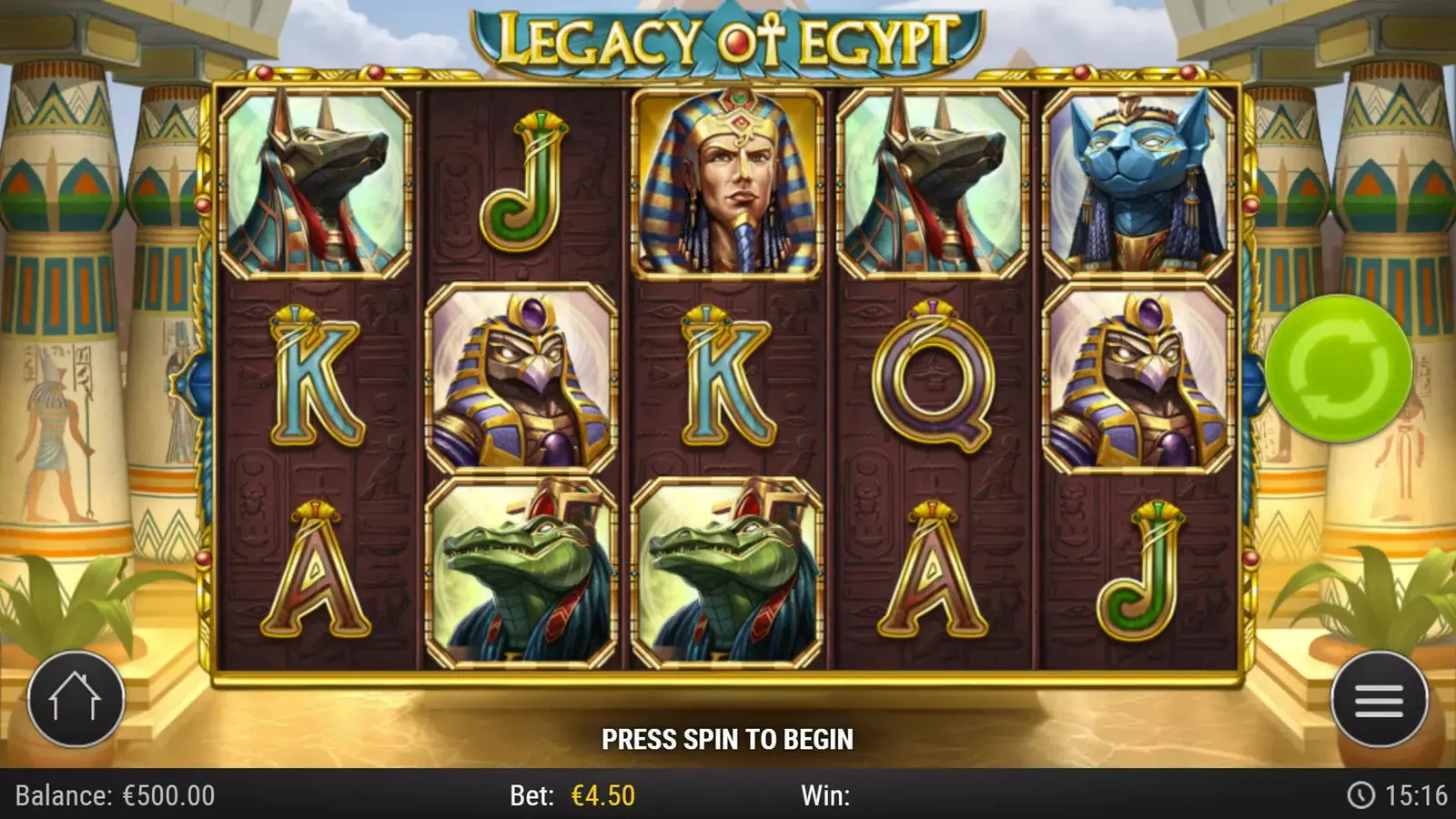 Imagen de portada de Legacy of Egypt, tragamonedas de Play'n GO